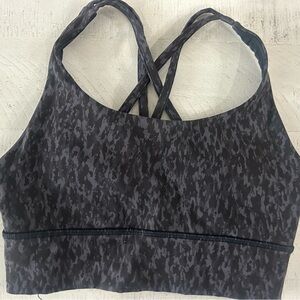 Lululemon athletica Black and Gray Sports Bra